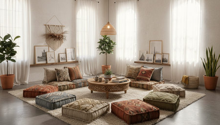 Indoor Living Room Home Decor Background