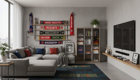 Indoor Living Room Home Decor Background