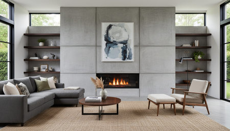 Indoor Living Room Home Decor Background