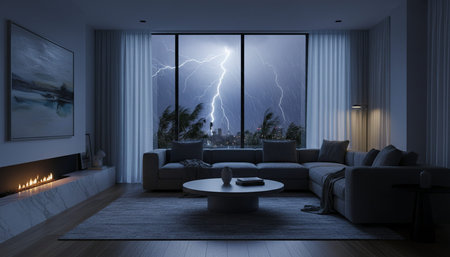 Indoor Living Room Home Decor Background