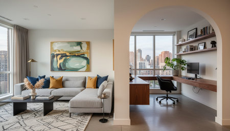 Indoor Living Room Home Decor Background