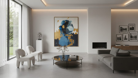 Indoor Living Room Home Decor Background
