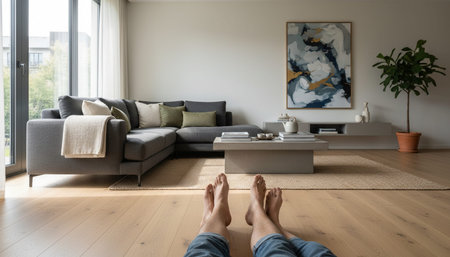 Indoor Living Room Home Decor Background