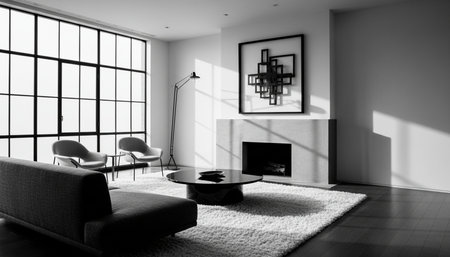 Indoor Living Room Home Decor Background
