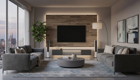 Indoor Living Room Home Decor Background