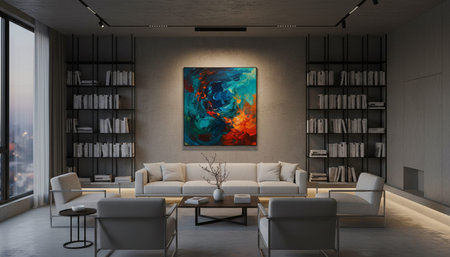 Indoor Living Room Home Decor Background