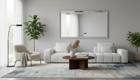 Indoor Living Room Home Decor Background