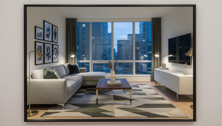 Indoor Living Room Home Decor Background