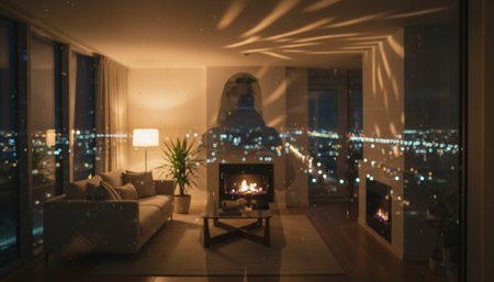 Indoor Living Room Home Decor Background