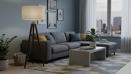 Indoor Living Room Home Decor Background