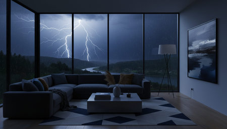 Indoor Living Room Home Decor Background