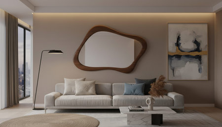 Indoor Living Room Home Decor Background