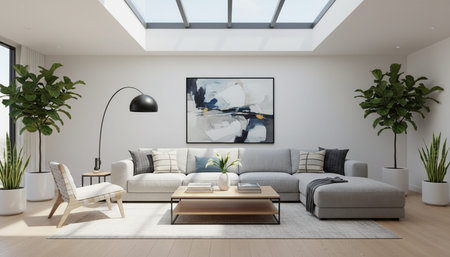 Indoor Living Room Home Decor Background