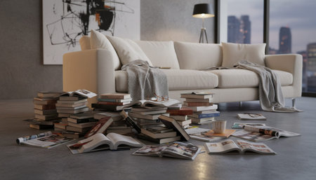Indoor Living Room Home Decor Background