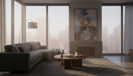 Indoor Living Room Home Decor Background