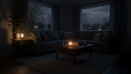Indoor Living Room Home Decor Background
