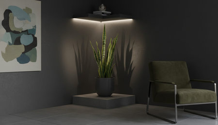 Indoor Living Room Home Decor Backgroundの写真素材