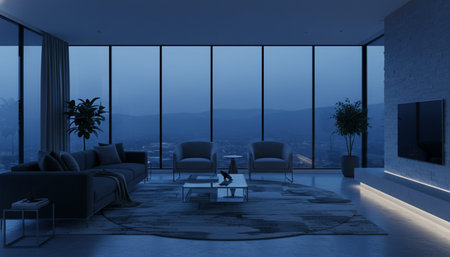 Indoor Living Room Home Decor Background