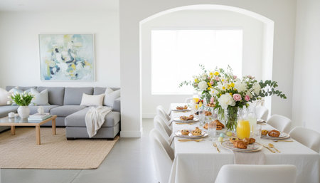 Indoor Living Room Home Decor Background