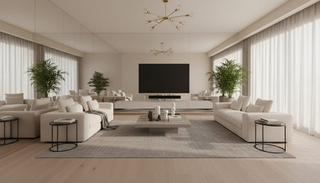Indoor Living Room Home Decor Background