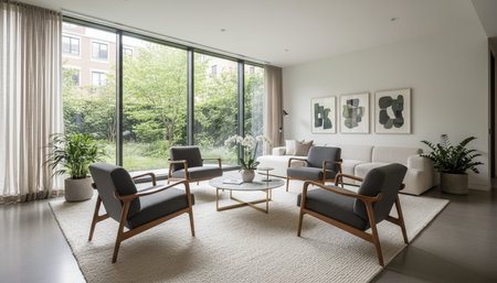 Indoor Living Room Home Decor Background