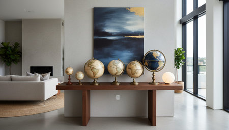 Indoor Living Room Home Decor Background