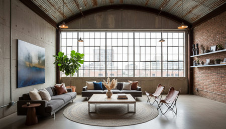 Indoor Living Room Home Decor Background