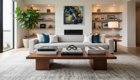 Indoor Living Room Home Decor Background