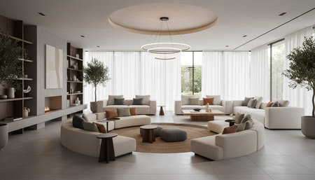Indoor Living Room Home Decor Background