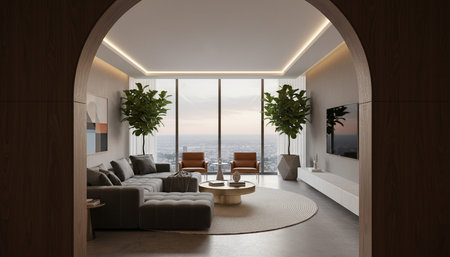 Living Room Interior Home Decor Background