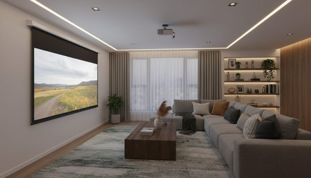 Living Room Interior Home Decor Background