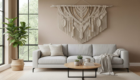 Living Room Interior Home Decor Background