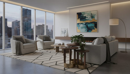 Living Room Interior Home Decor Background