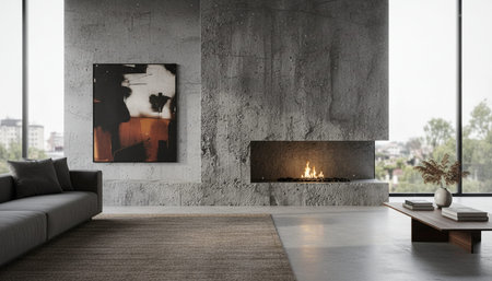 Living Room Interior Home Decor Background