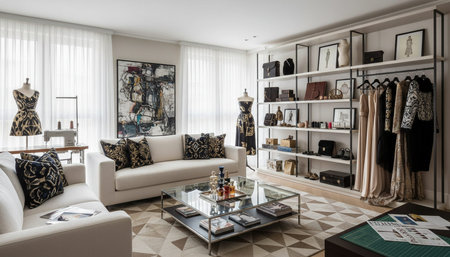 Living Room Interior Home Decor Background