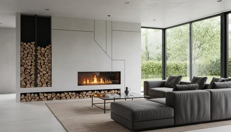 Indoor Living Room Home Decor Background