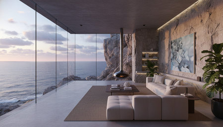 Indoor Living Room Home Decor Background
