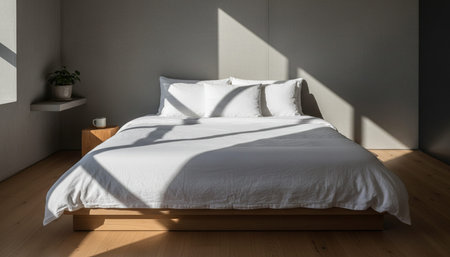 Residential Bedroom Interior Scene