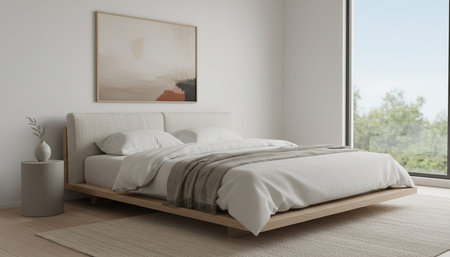 Residential Bedroom Interior Scene