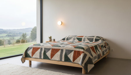 Residential Bedroom Interior Scene