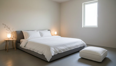 Residential Bedroom Interior Scene