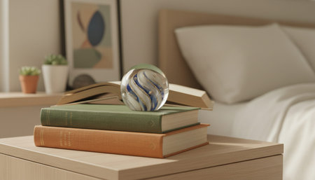 Bedroom Decor Home Interior Backgroundの写真素材