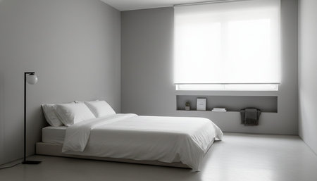 Bedroom Decor Home Interior Backgroundの写真素材