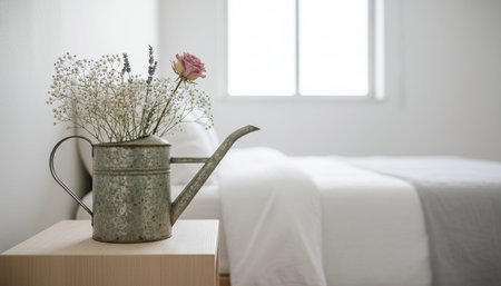 Residential Bedroom Interior Background