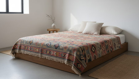 Residential Bedroom Interior Background