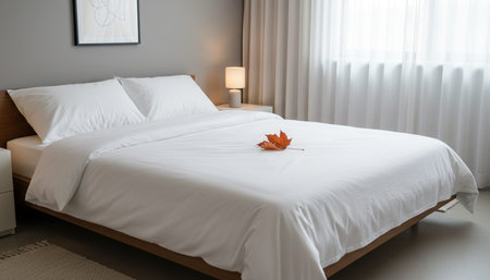 Residential Bedroom Interior Background