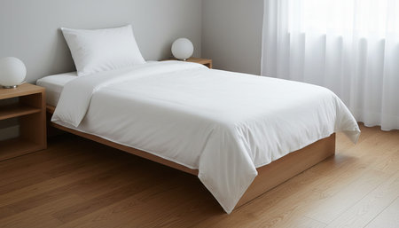 Residential Bedroom Interior Background
