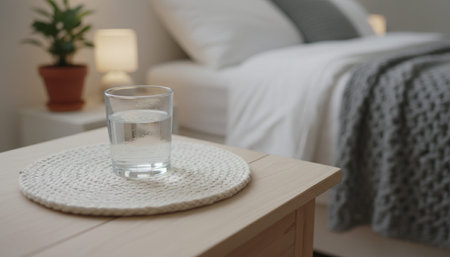 Residential Bedroom Interior Background