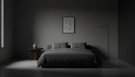 Residential Bedroom Interior Background