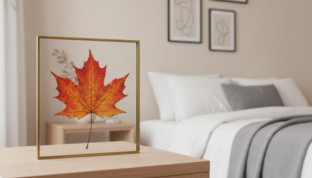 Residential Bedroom Interior Background